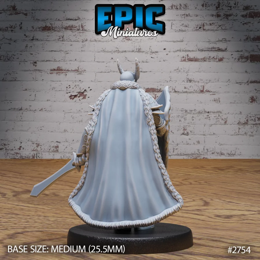 Frost Tiefling Paladin (Medium) - Image 2
