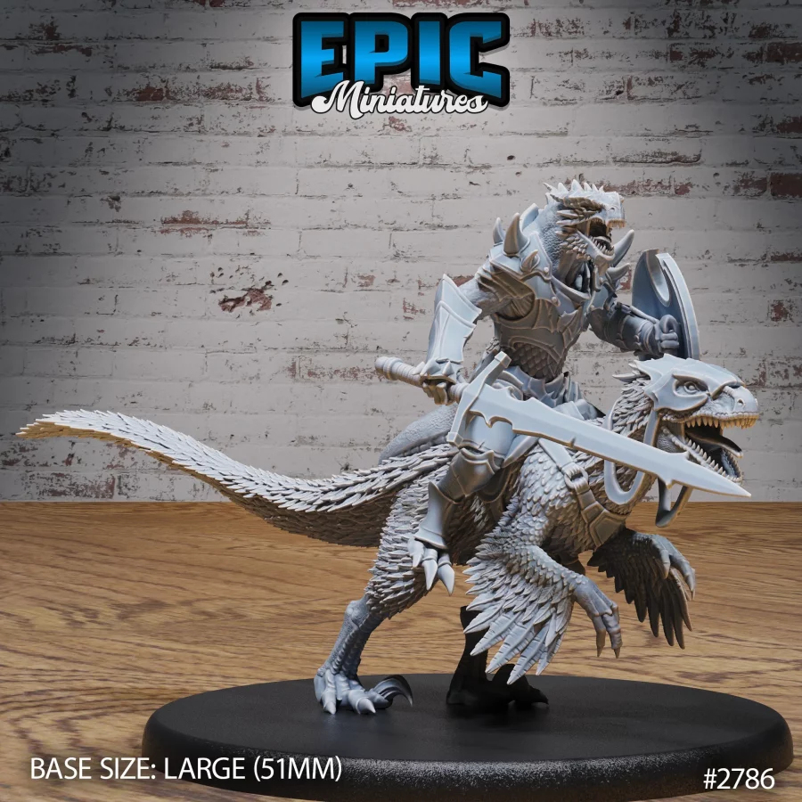 Dragonborn Raptor Rider (Large)