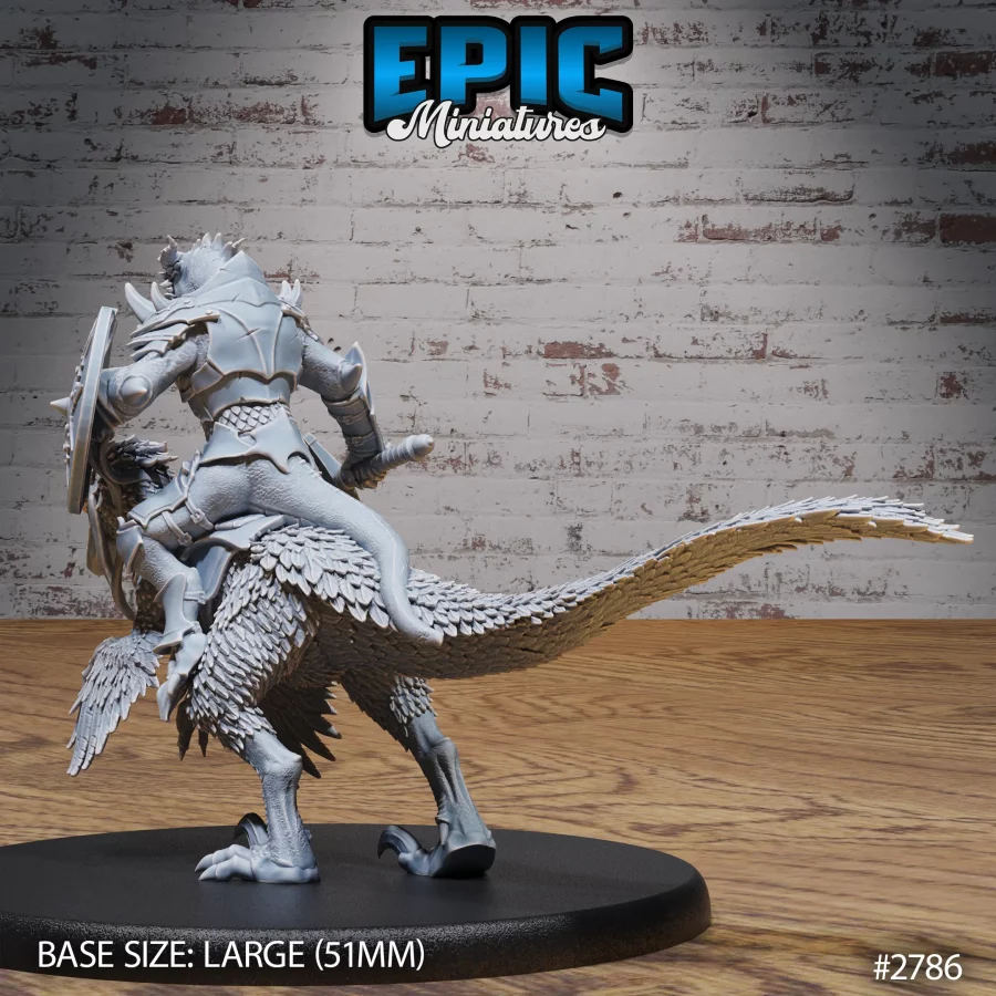 Dragonborn Raptor Rider (Large) - Image 2