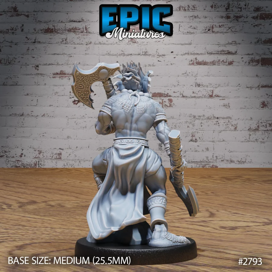 Dragon Kobold Axes- 2 Variations (Medium) - Image 2