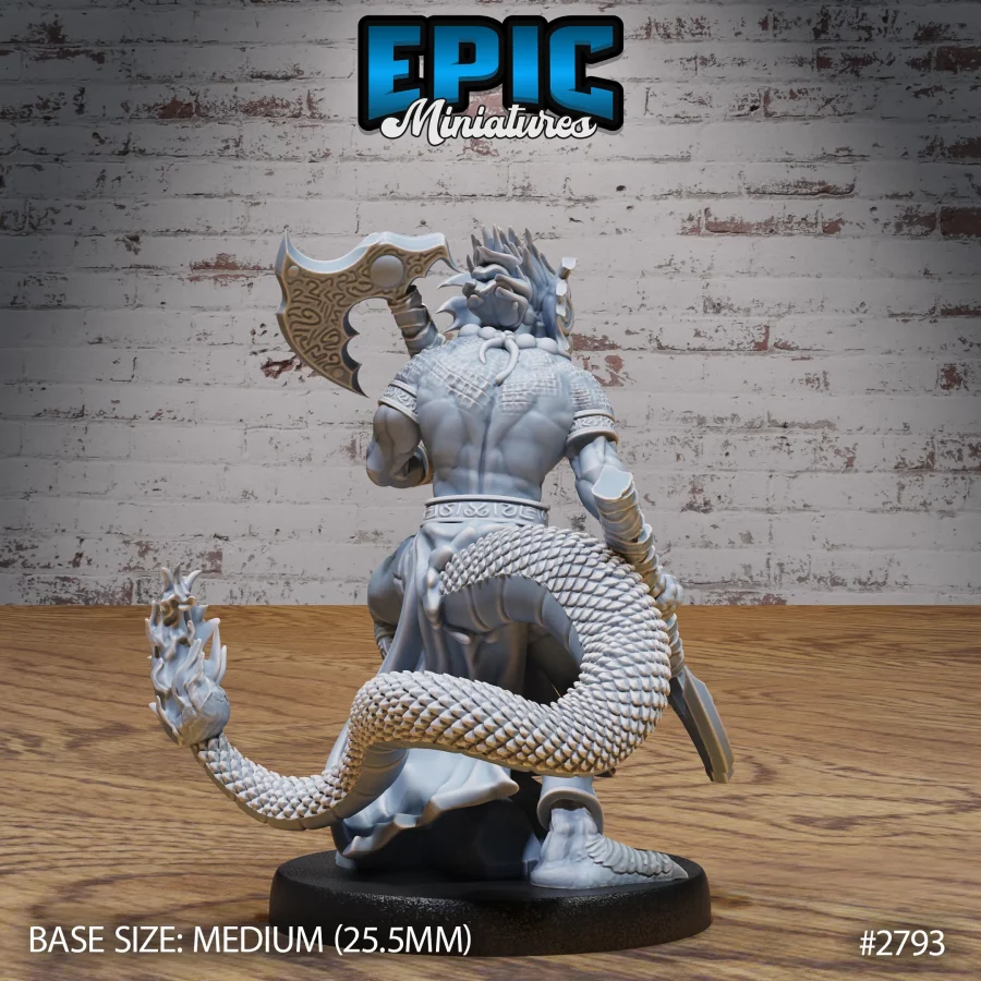 Dragon Kobold Axes- 2 Variations (Medium) - Image 4