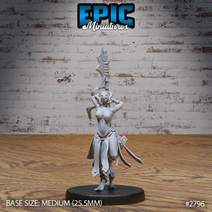 Lizard Folk Brood Guard Lance (Medium)