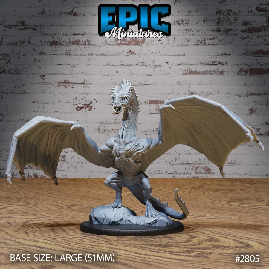 Cave Wyvern Angry (Large)