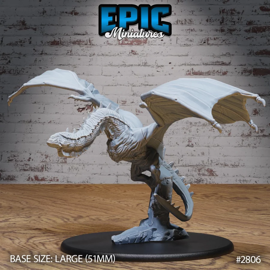 Cave Wyvern Flying Mount - 2 Variations (Large)