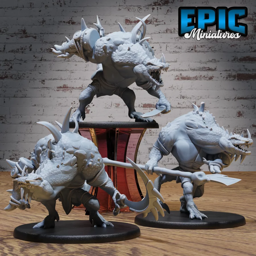 Crocodile Hunchback Set