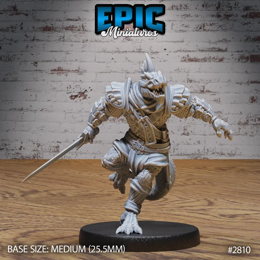 Lizardman Tribe Warrior (Medium)