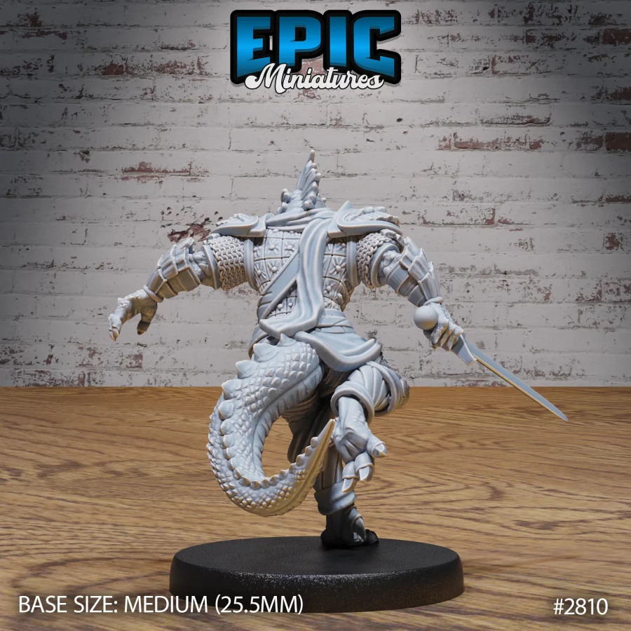 Lizardman Tribe Warrior (Medium) - Image 2
