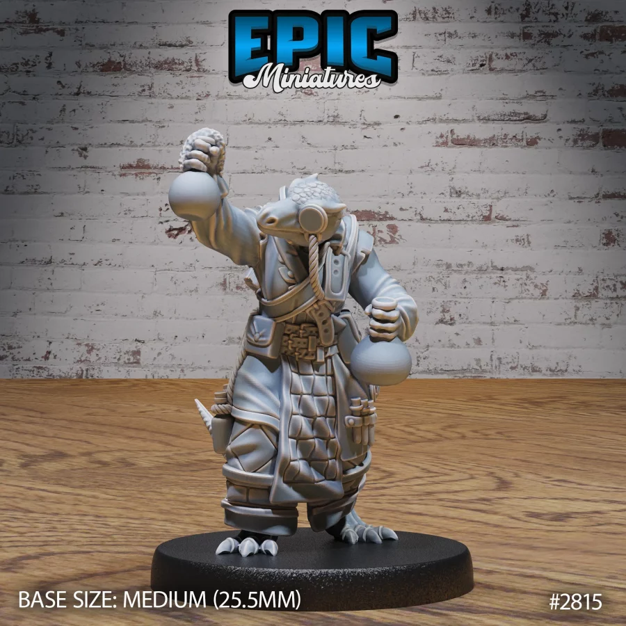 Lizardman Tribe Alchemist (Medium)