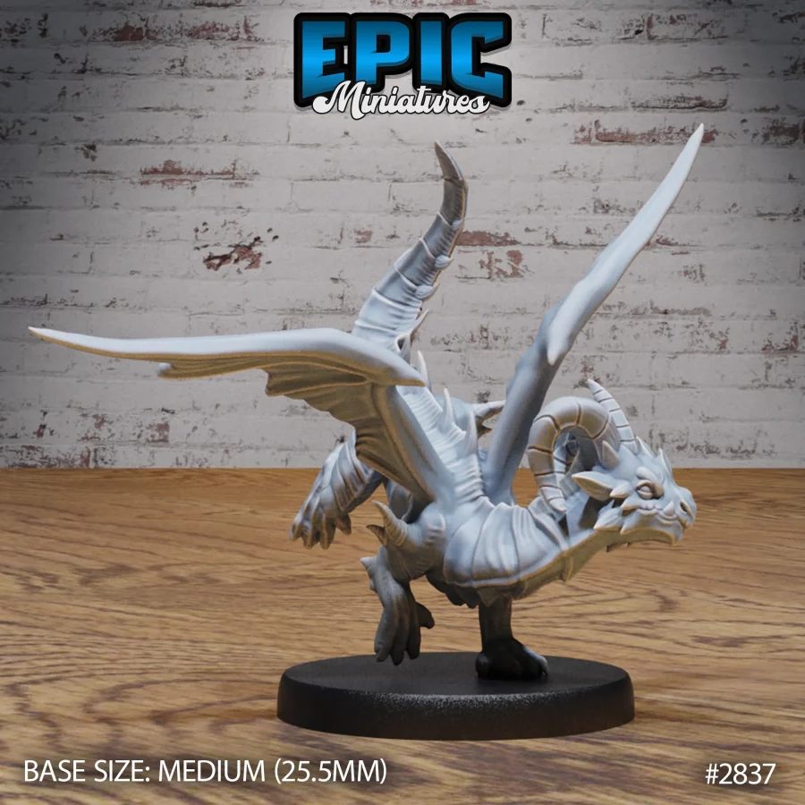Dragon Wyrmling Flying (Medium)