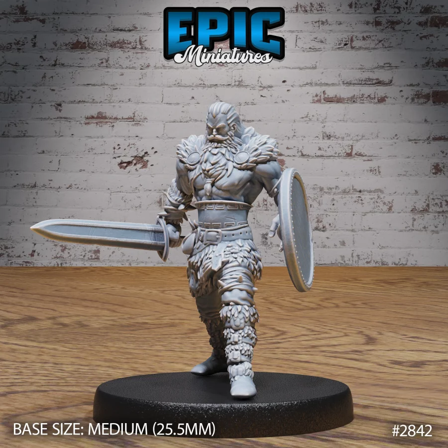 Barbarian Viking Warrior (Medium)