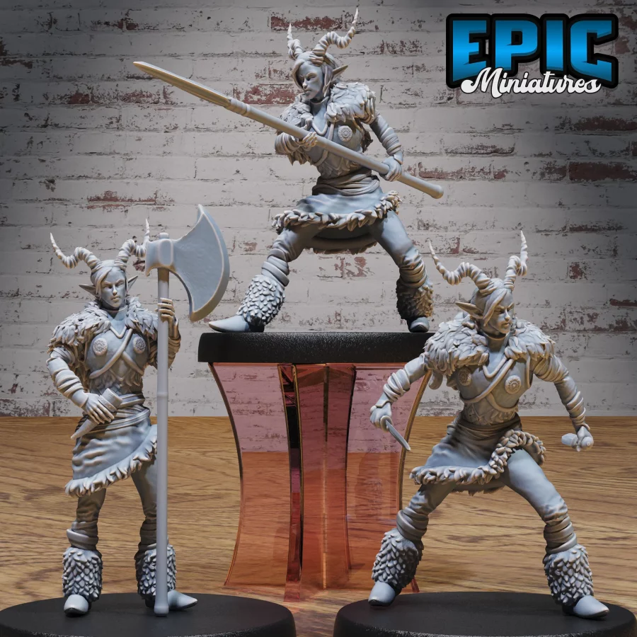 Tiefling Viking Female Set