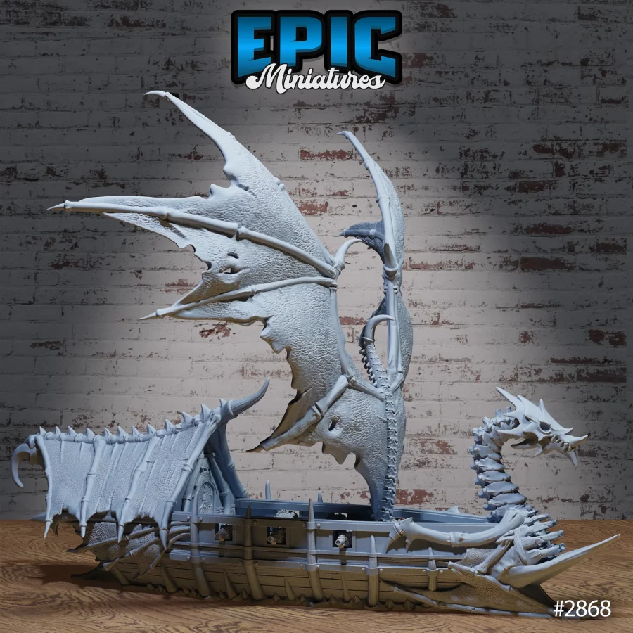 Dragon Bone Pirate Ship - 2 Variations