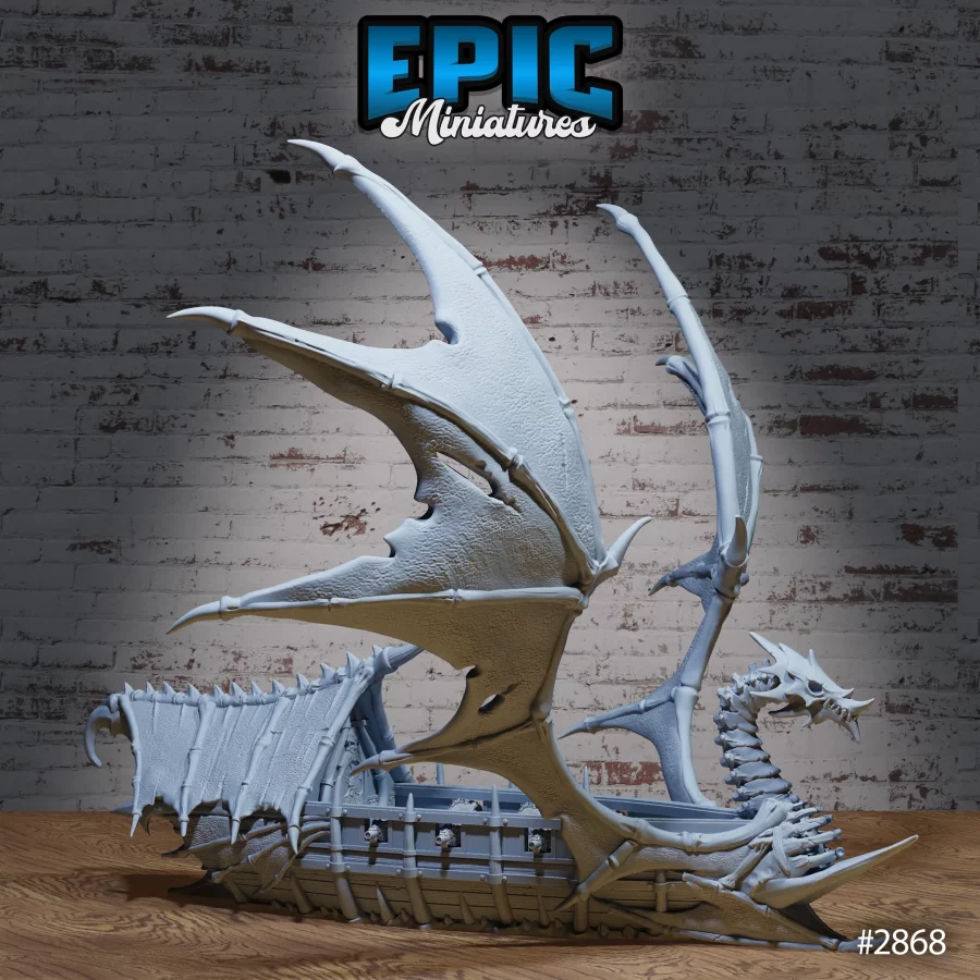 Dragon Bone Pirate Ship - 2 Variations - Image 3