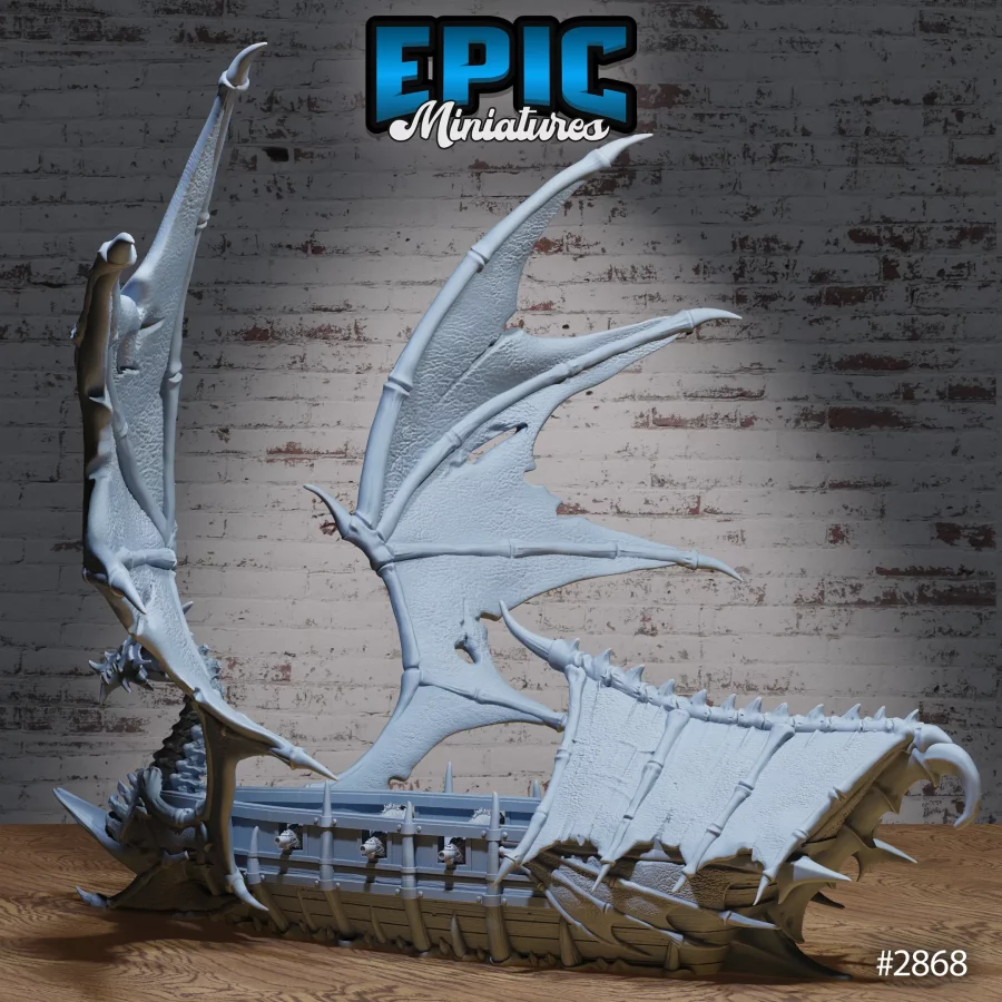 Dragon Bone Pirate Ship - 2 Variations - Image 4