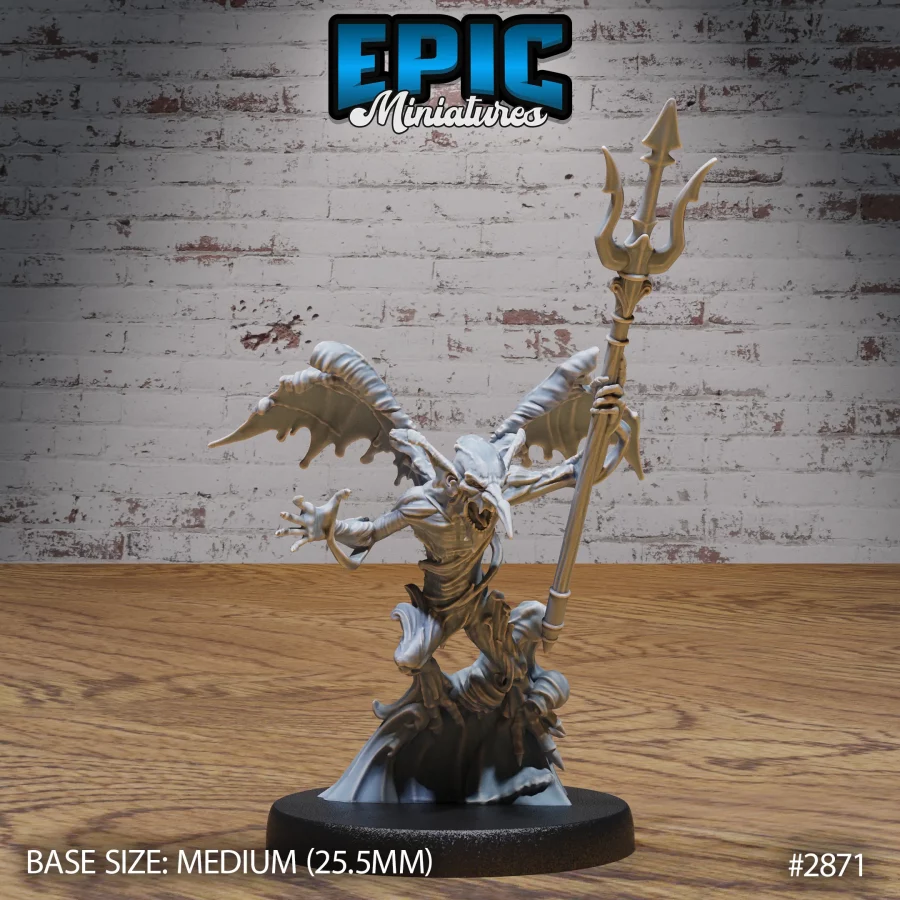 Water Mephit Trident (Medium)