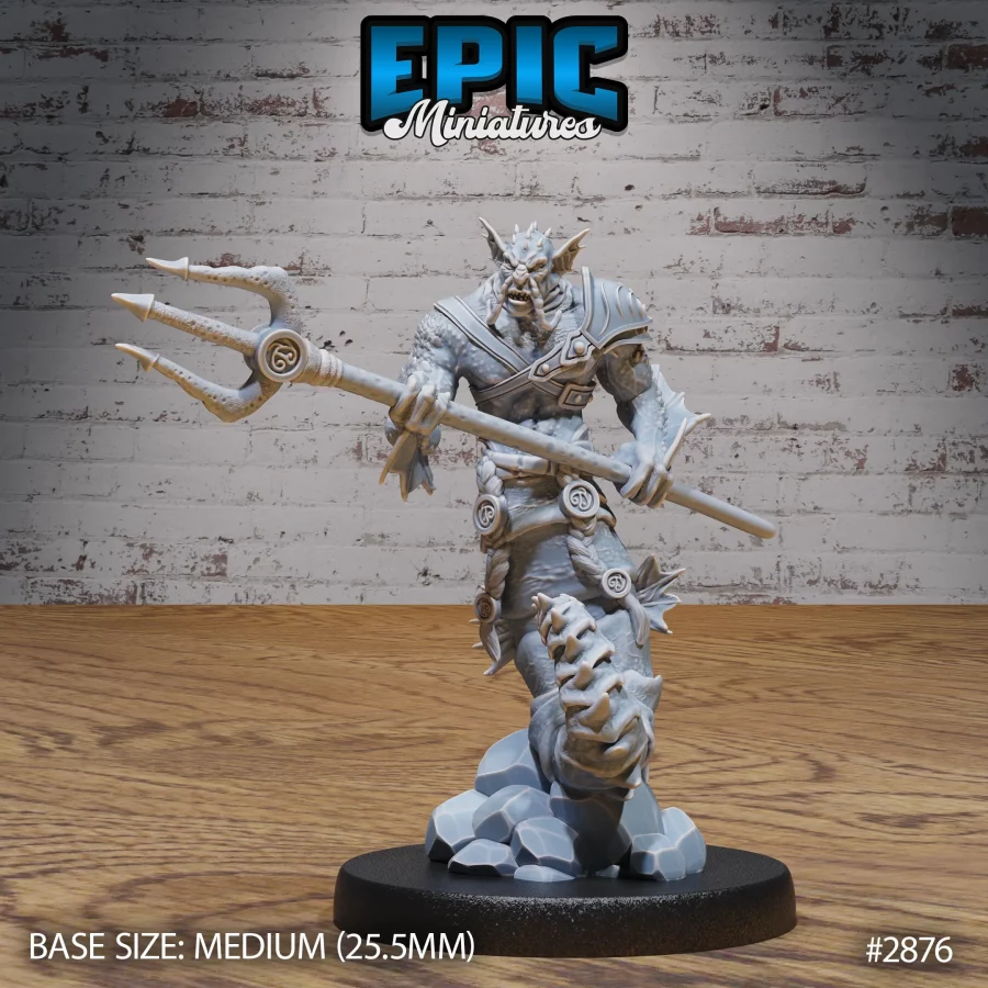 Seahorse Merman Trident (Medium)