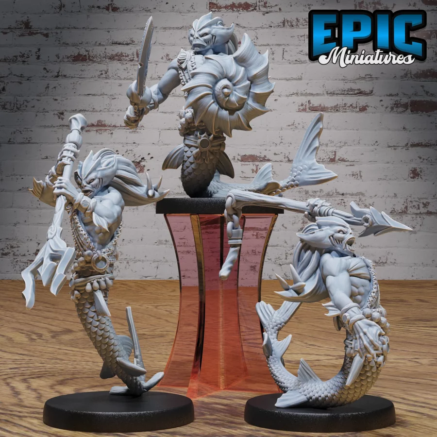 Merman Warrior Set