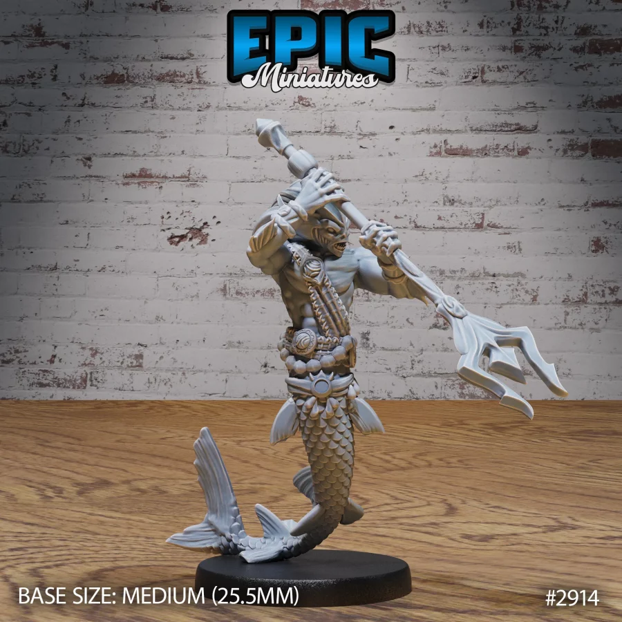 Merman Warrior (Medium)