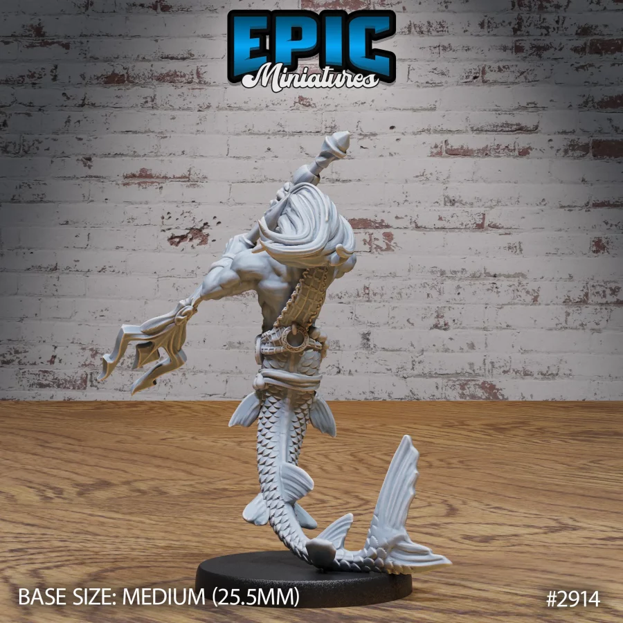 Merman Warrior (Medium) - Image 2