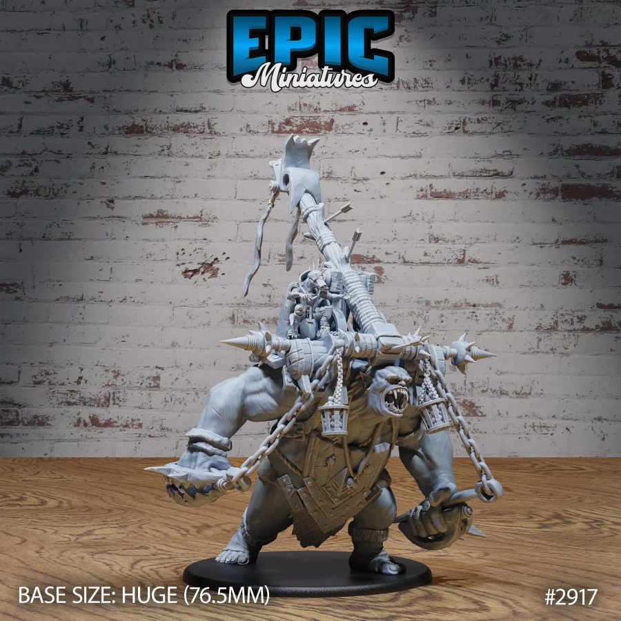 Goblin Throwing Troll / Goblin Throwing Troll Fighting / Ram Troll Set - Image 2