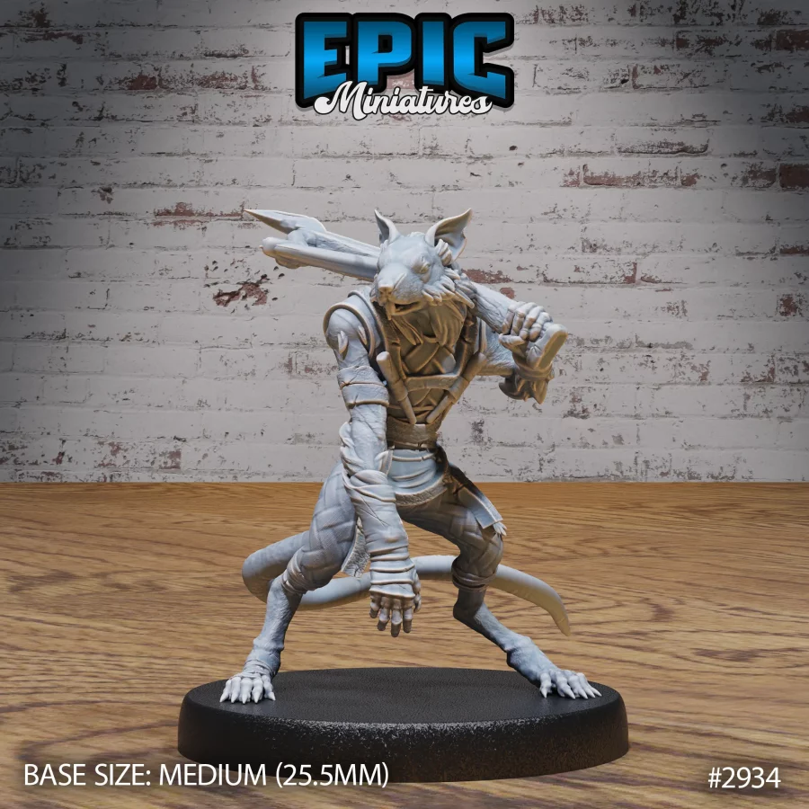 Rat Folk Rogue (Medium)