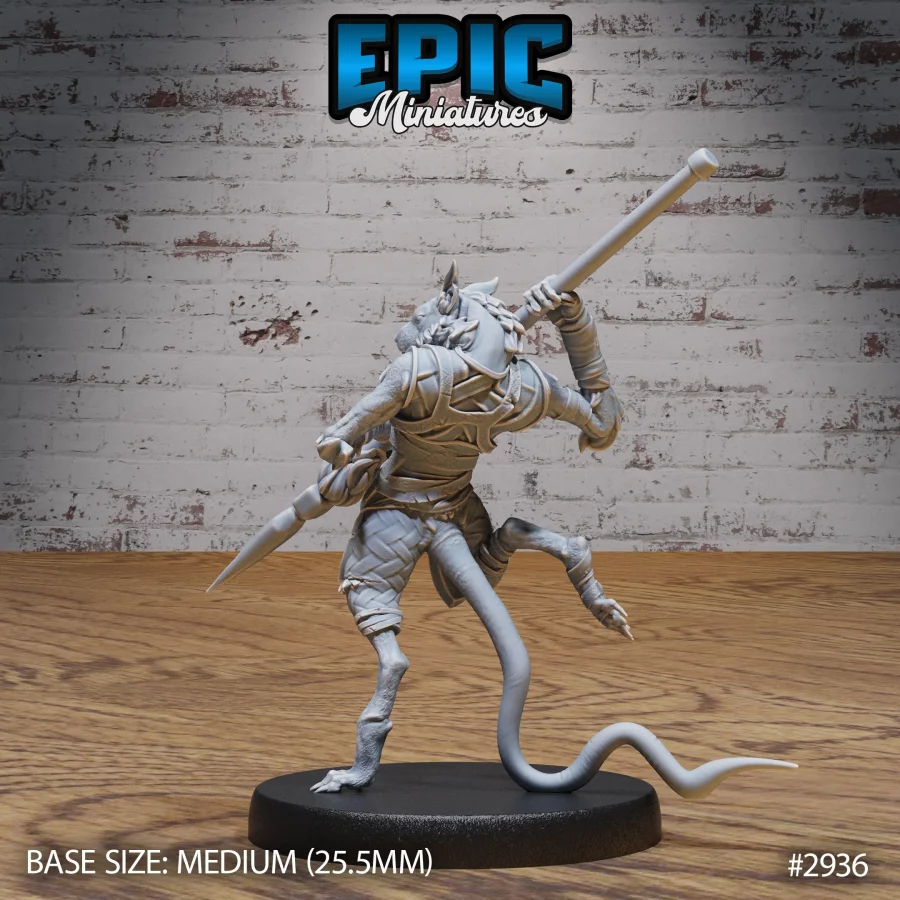 Rat Folk Rogue Spear (Medium) - Image 2