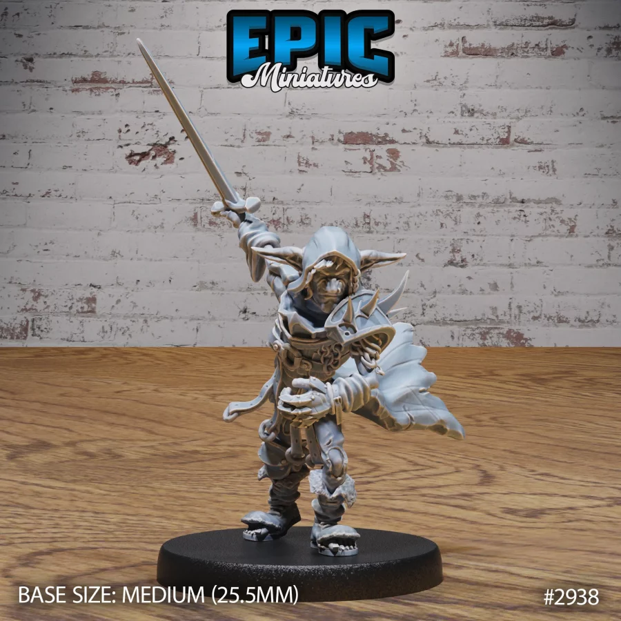 Half Goblin Bandit Attacking (Medium)