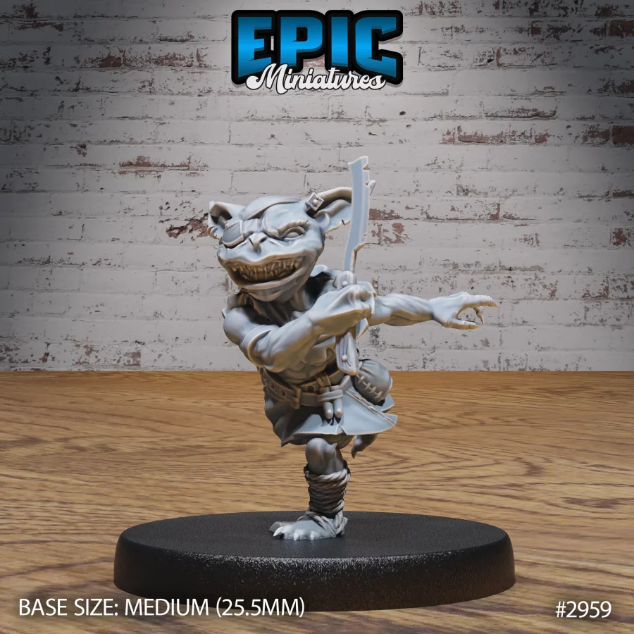 Goblin Warrior Running (Medium)