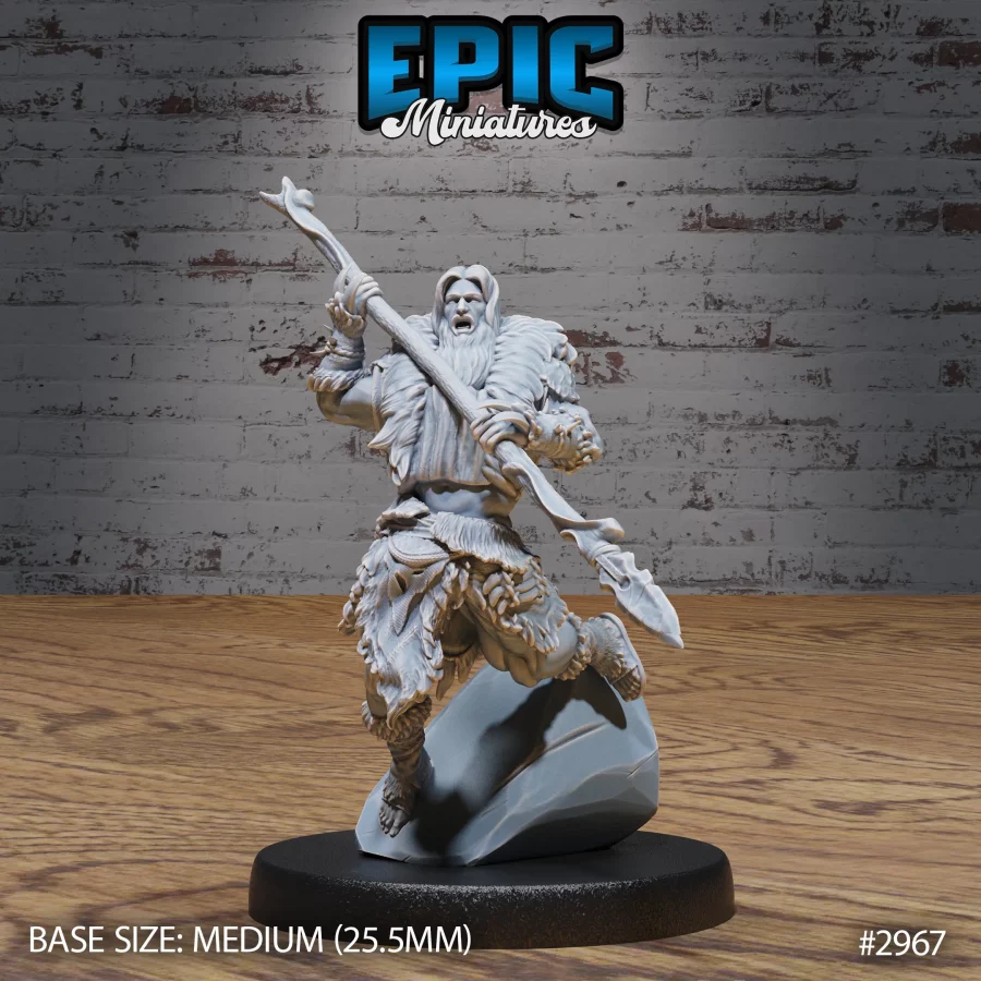 Caveman Barbarian Jumping (Medium)