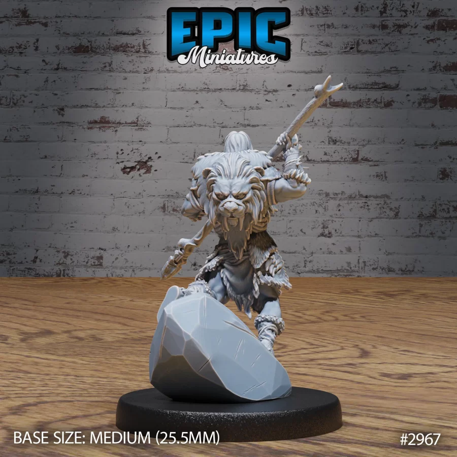 Caveman Barbarian Jumping (Medium) - Image 2