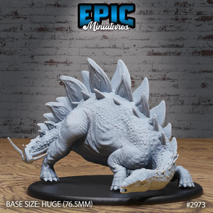 Stegosaurus Eating (Huge)