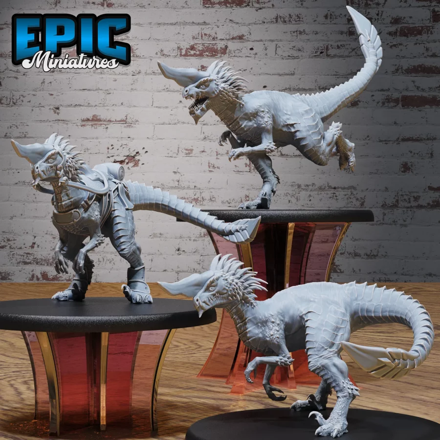 Long Horn Raptor Set