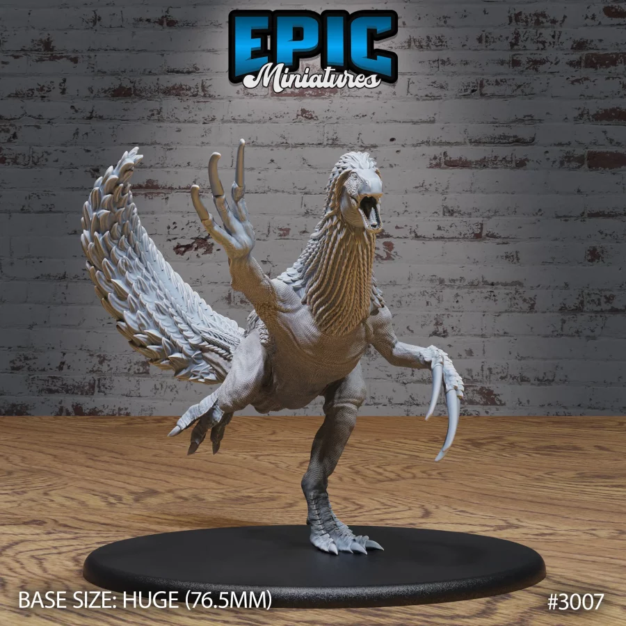 Therizinosaurus Attacking (Huge)