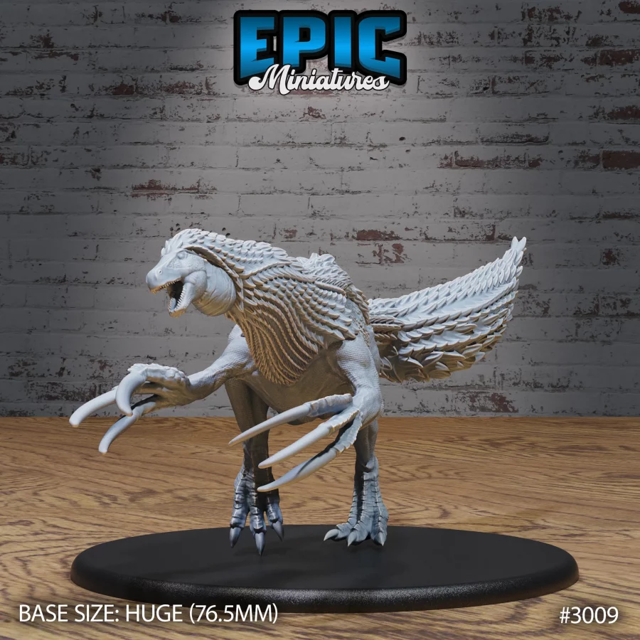 Therizinosaurus Running (Huge)