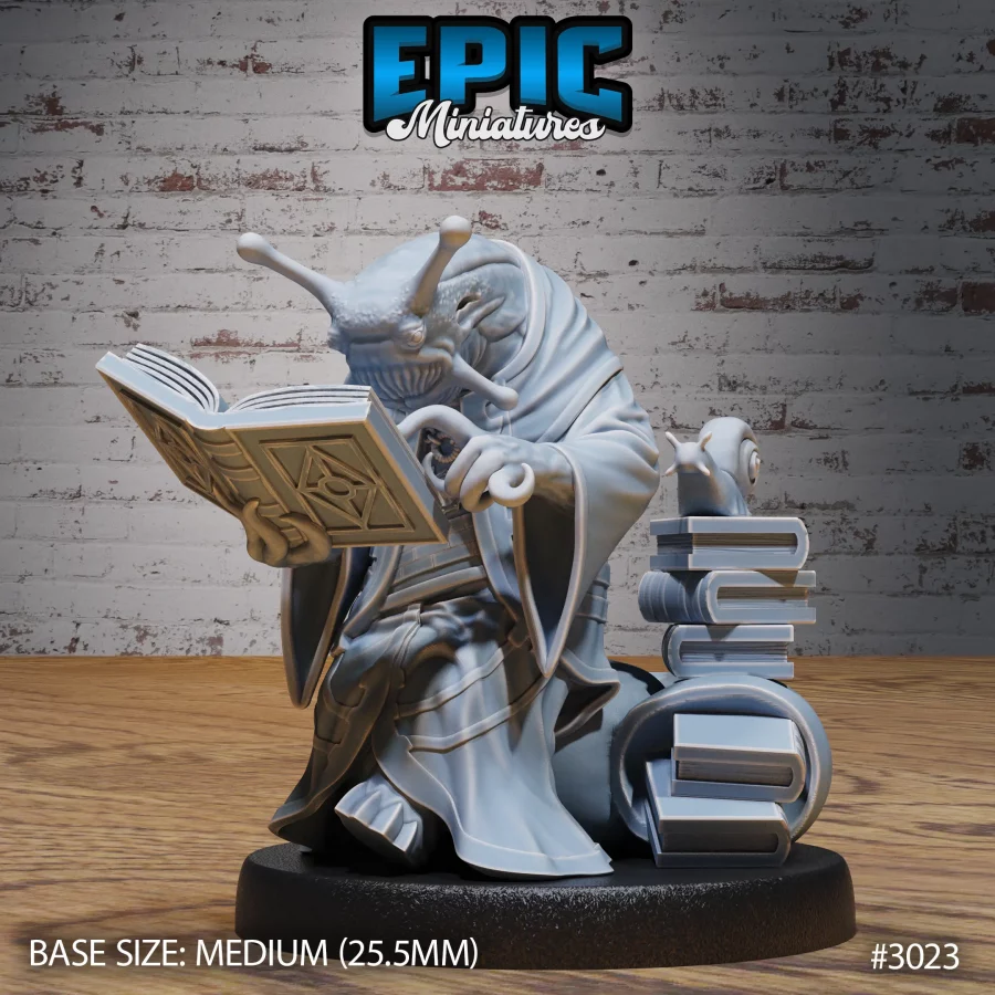 Snail Mage Reading / Snail Mage Walking / Snail Mage Magic Set - Image 2