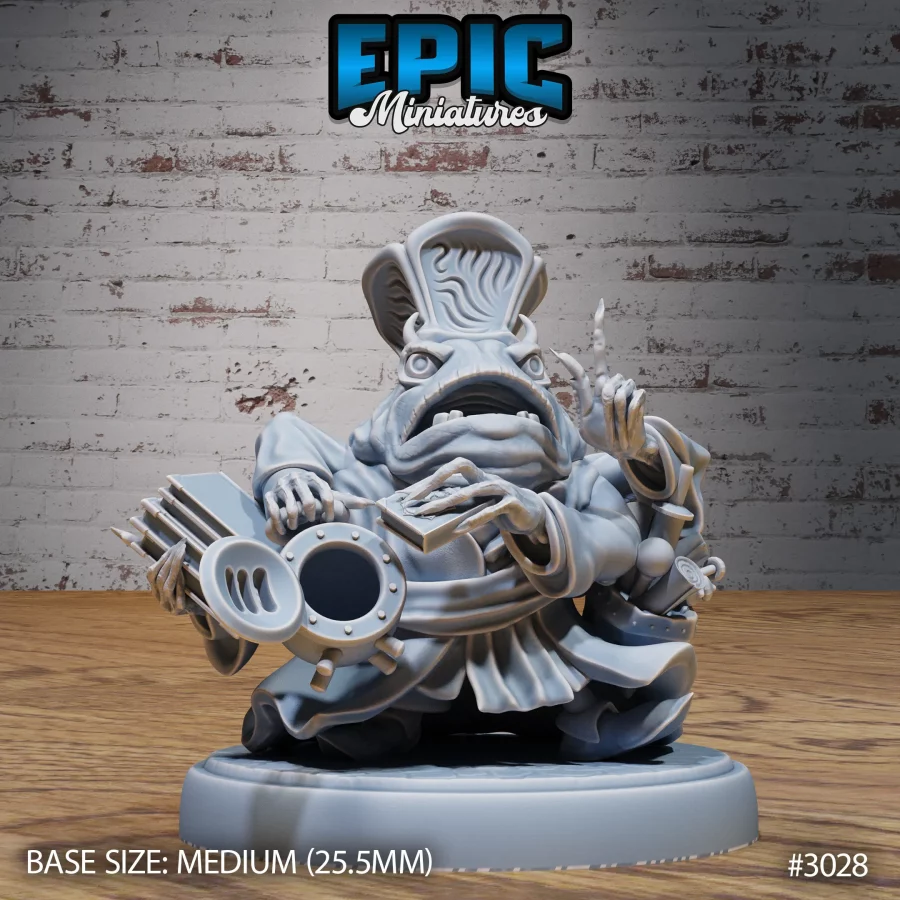 Frog Warlock Moth Lamp (Medium)