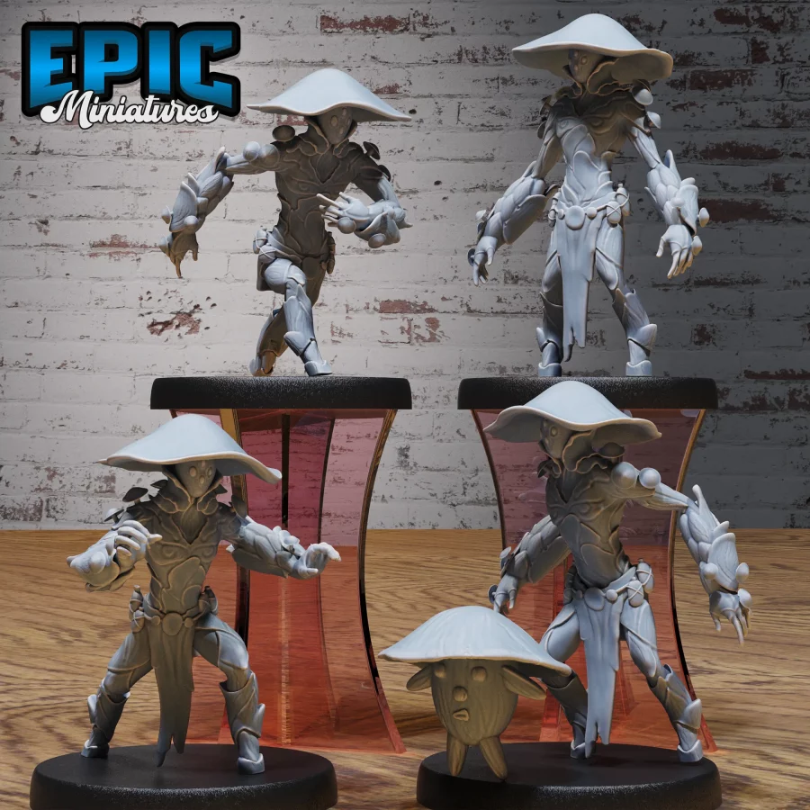 Mushroom Folk - 2 Variations / Mushroom Folk Attacking / Mushroom Folk Running Set