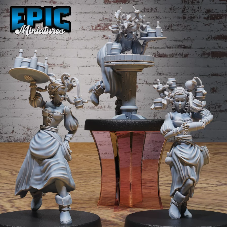 Gorgon Waitress Set