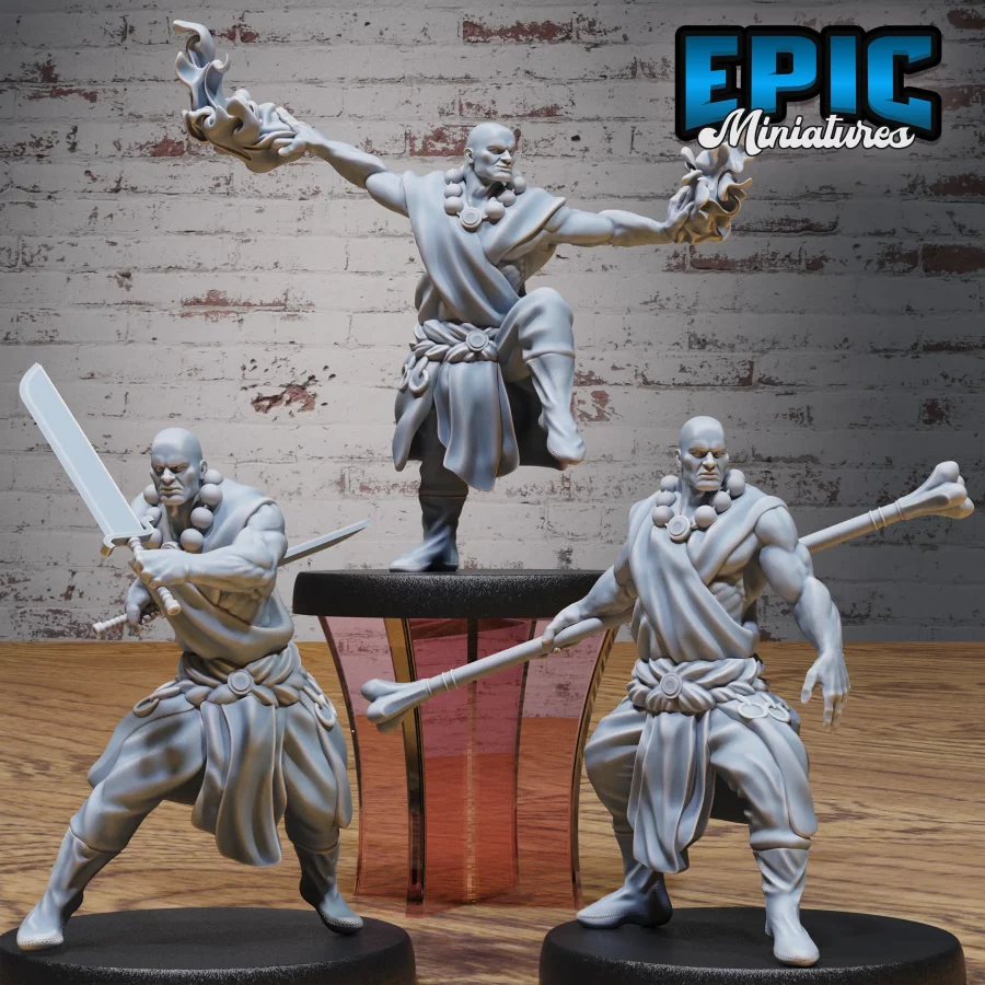 Monk Player Character Set