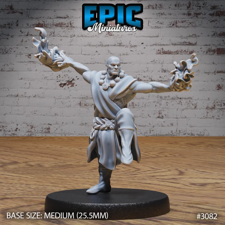 Monk Player Character Magic (Medium)