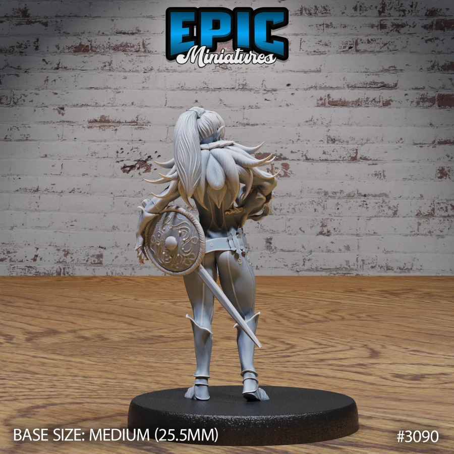 Elf Fighter Female Player Character Set - Image 3