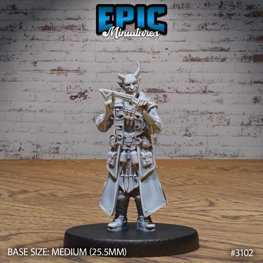 Tiefling Rogue Player Character (Medium)