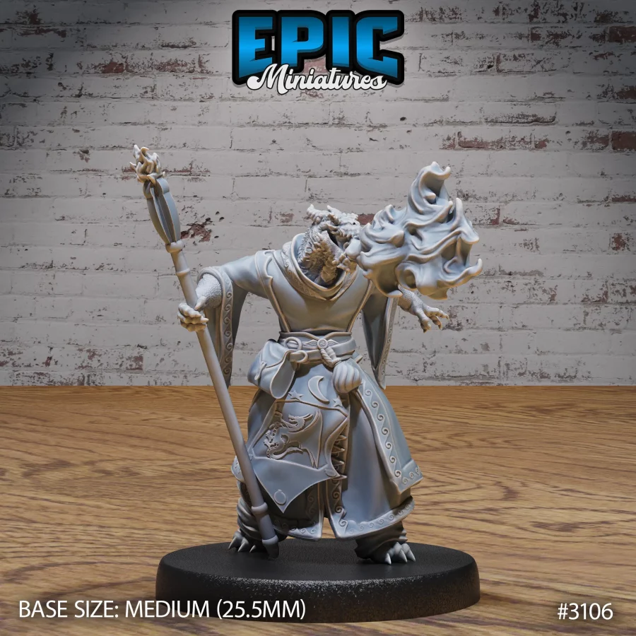 Half Dragon Sorcerer Player Character Set - Image 4
