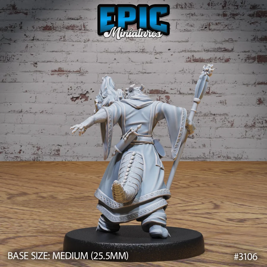 Half Dragon Sorcerer Player Character Firebreath (Medium)