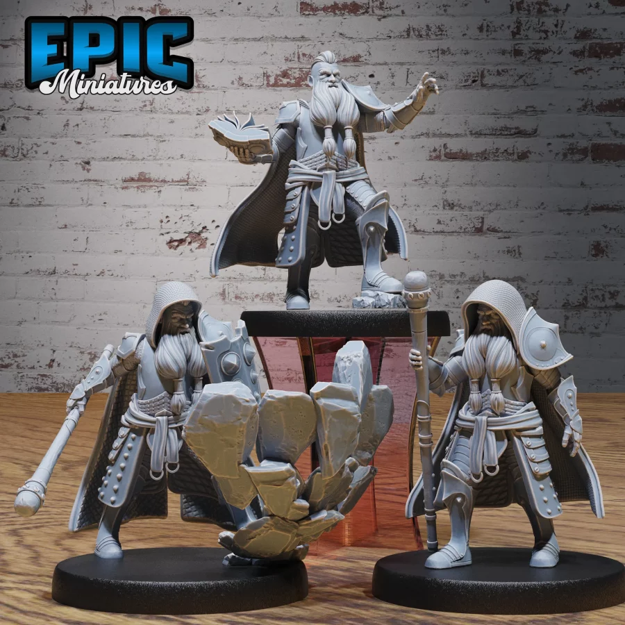 Dwarf Cleric Player Character Set