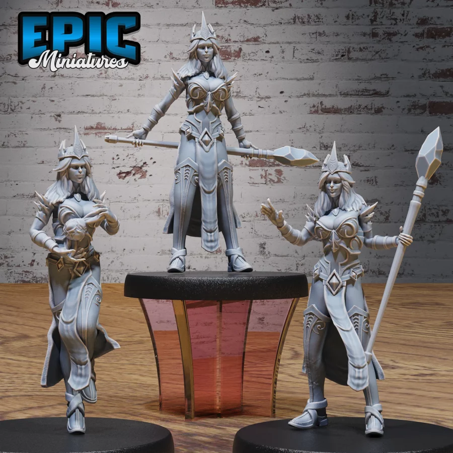 Wizard Female Player Character Set