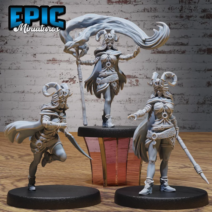 Druid Female Player Character Set
