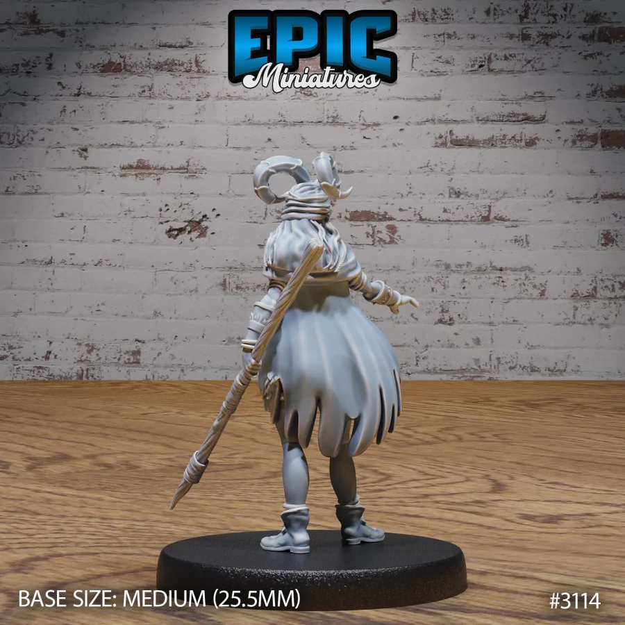 Druid Female Player Character (Medium) - Image 2