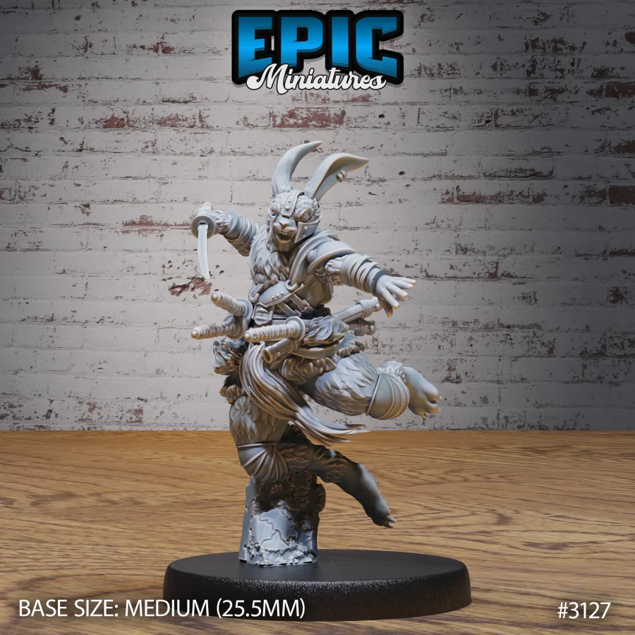 Rabbit Folk Blade Master Jump (Medium)