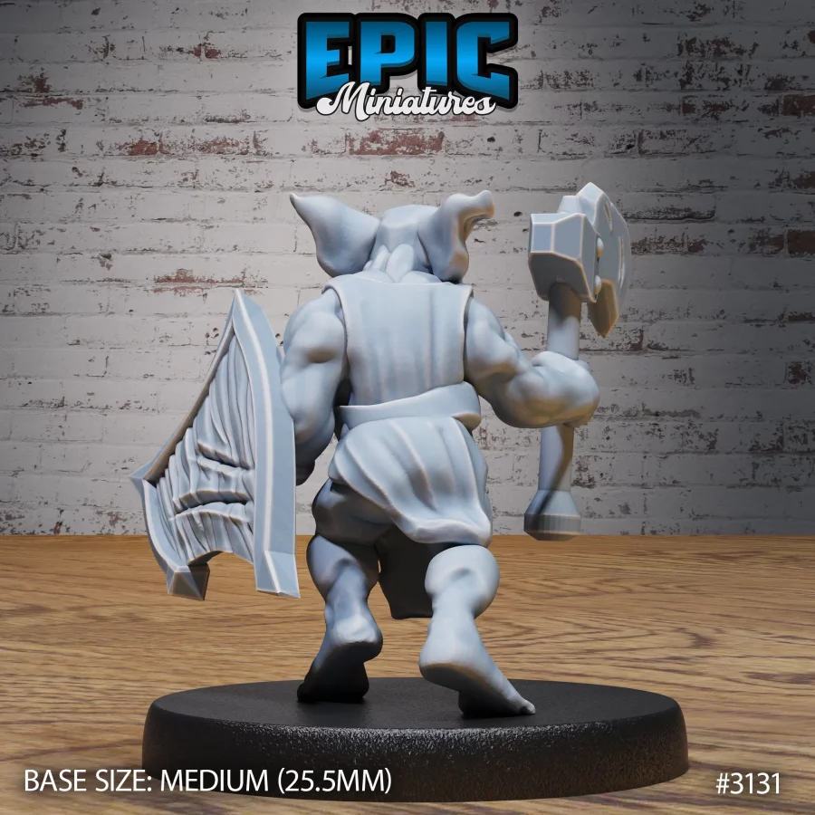 Wicked Goblin Tribe Axe & Shield (Medium) - Image 2